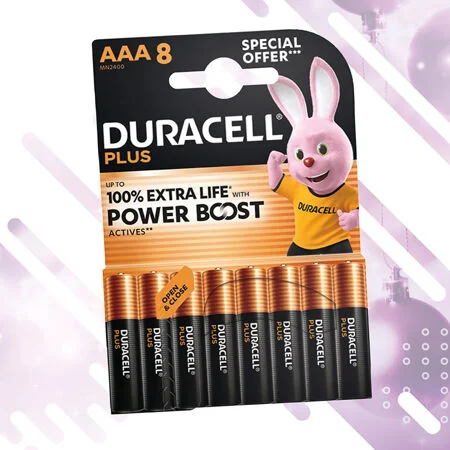 Duracell AAA Battery 8 Pack XMS26DURAAA