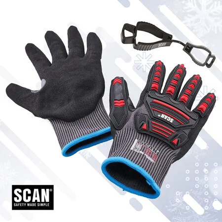 Scan Impact And Cut Resistant Glove & Clip XMS26GLCUTD