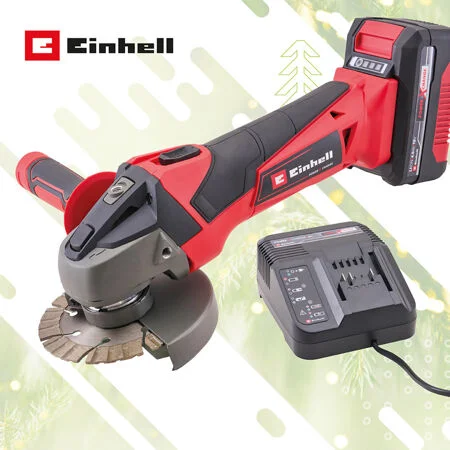 Einhell Angle Grinder Kit 18V - 1x 4Ah XMS26PXGRIND