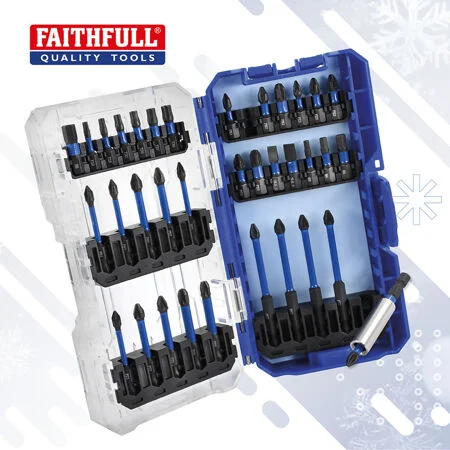 Faithfull  Impact Bit Case Set - 36Pcs XMS26SBIT36