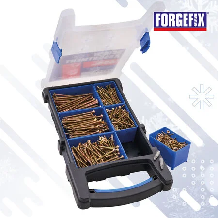 Forgefix Screw Set In Organiser - 650Pcs XMS26SCREWS