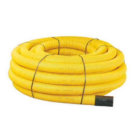 Yellow Perforated Gas Duct BS4962 60mm x 50mtr Coil 68075   (8:Pk)