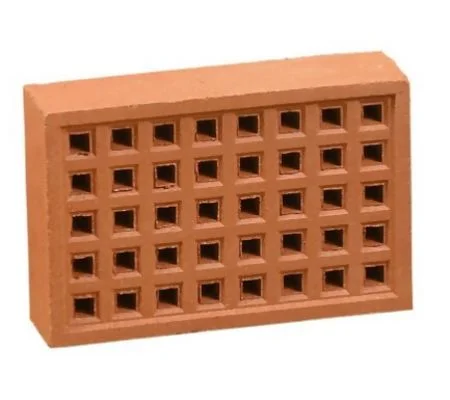 Square Hole Air Brick 215 x 140mm Red - Terracotta 351RE2214
