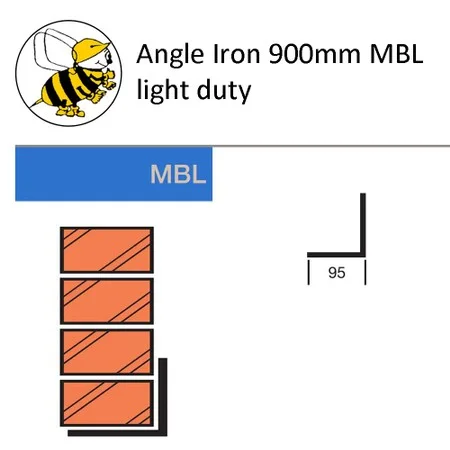 Angle Iron 900mm MBL light duty(La2)