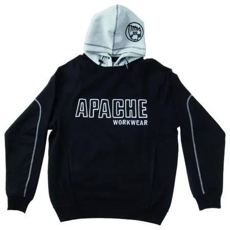 Apache Hooded Sweatshirt Black Xtra Large APHOODSWEATBLK