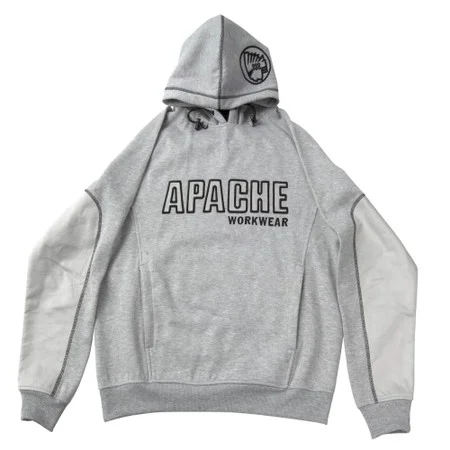 Apache Hooded Sweatshirt Grey Large