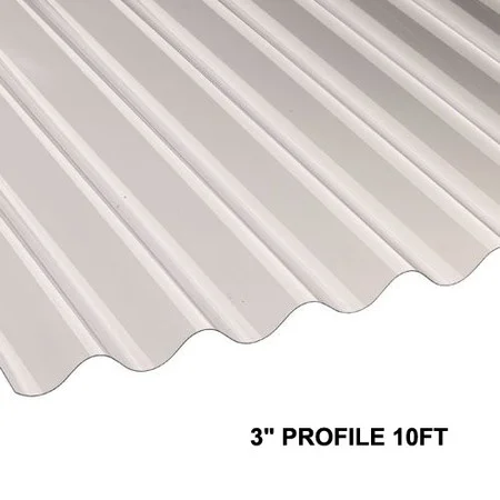 Vistalux PVC Corrugated Sheet ASB 3 Profile (10ft) 3050 x 762 x 1.1mm Heavy Duty REF 19012