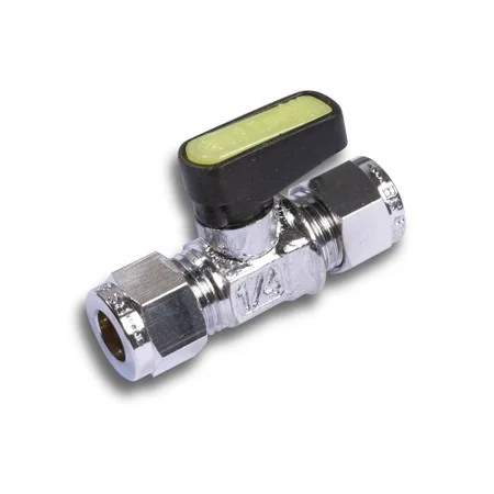 MM Metrogas 8mm Chrome Mini Ball Valve C x C