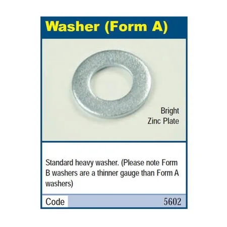 Bright Zinc Washers M10 Ref 5602078