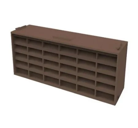 Combination PVC Airbrick 225mm x 75mm Brown Ref G930BR