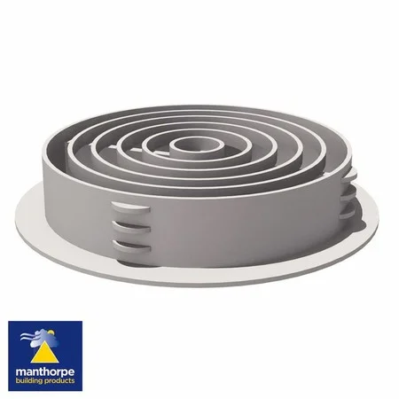 Circular Soffit Vent White Ref G700WH