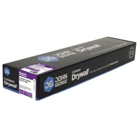 Coarse Thread Black Collated Drywall Screws 3.5mm x 45mm Box:1000