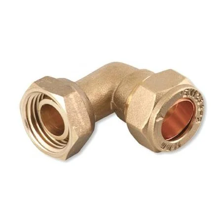 PC63 Compression Bent Tap Conn 22mm x 3/4" Ref 21099032