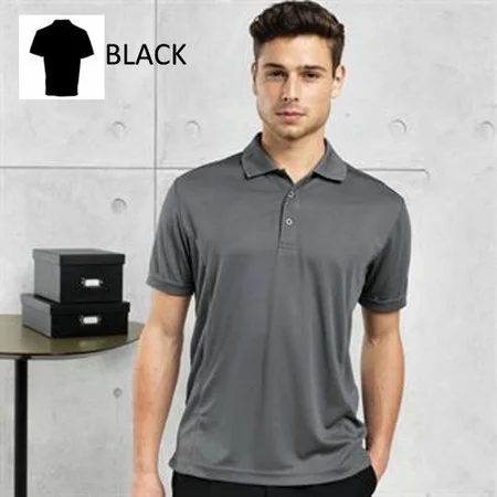 Coolchecker Pique Polo Shirt Black XXX Large Ref PR615