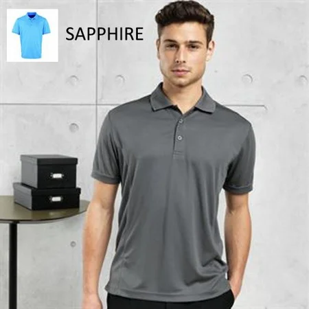 Coolchecker Pique Polo Shirt Sapphire Medium Ref PR615