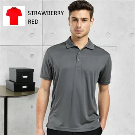 Coolchecker Pique Polo Shirt Strawberry Red XX Large Ref PR615