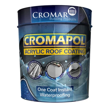 Cromapol Acrylic Roof Coating Grey 20kg