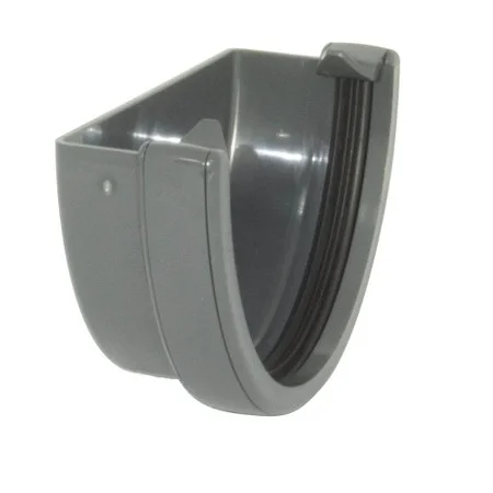 Floplast Deepflow Gutter External Stop End Anthracite REH1AG