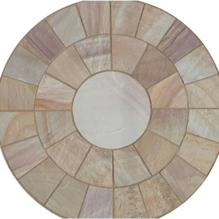 Sandstone Sunrise Circle 1.8m Dia (No Corners)
