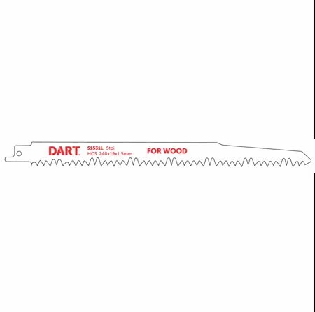 Dart S1531L Wood Cutting Reciprocating Blade Pk 5 (P) DRB51