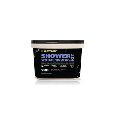Dunlop Shower Waterproofing Kit 5kg Ref 19038