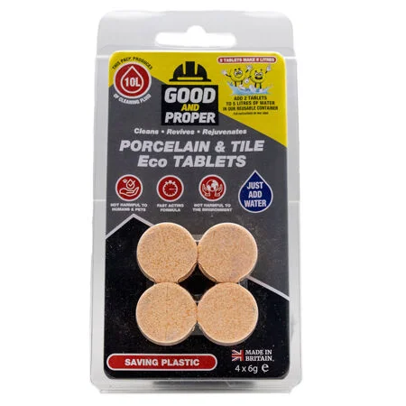 Good & Proper Porcelain & Tile Cleaner 4 Tablets Pack