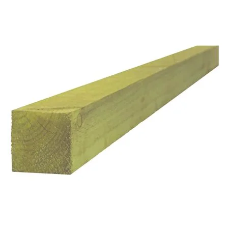 Sawn 100 x 100mm x 3m Green Treated (UC4) Incised Post