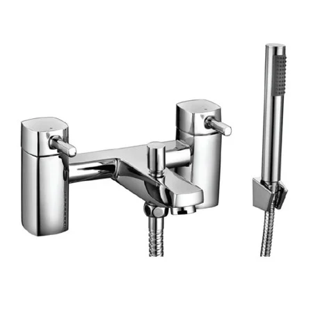 Forme Bath Shower Mixer Tap Bath Shower Mixer With Shower kit & Wall bracket 0.5 Bar