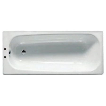 Fresssh Forte 1700x700mm Plain Steel 2th Bath Inc. Bolt on Feet