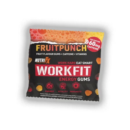 Workfit Energy Gums Fruit Punch 50g