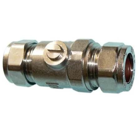 QQM Isolating Valve 15mm Chrome - Full Flow Ref 10030277