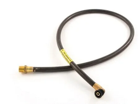 Micropoint Angle Natural Gas Cooker Hose 3.6Ft