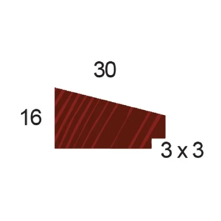 Hardwood 16finx30fin Quirk Bead C5