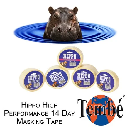 Hippo 38mm Adv 14 Day Masking Tape 50mtr Ref H18412