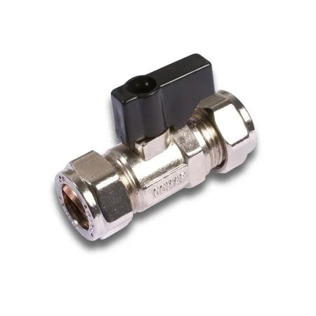 Isolating Valve With Handle Chrome Plated 15mm  24011