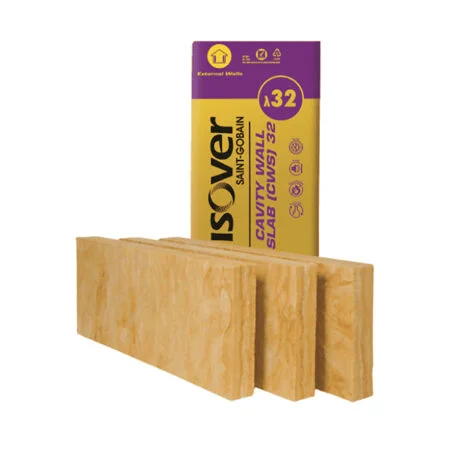 150mm Isover CWS 32 Cavity Slab Insulation 2.18m2 Pack