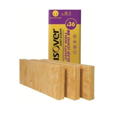 85mm Isover CWS 36 Cavity Slab Insulation 6.55m2 Pack