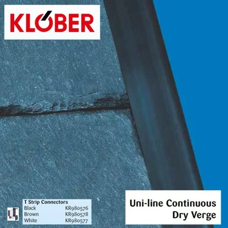 Klober Dry Verge Connector Pack 2No White