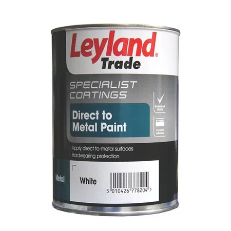 Leyland Direct To Metal Paint 750ml White