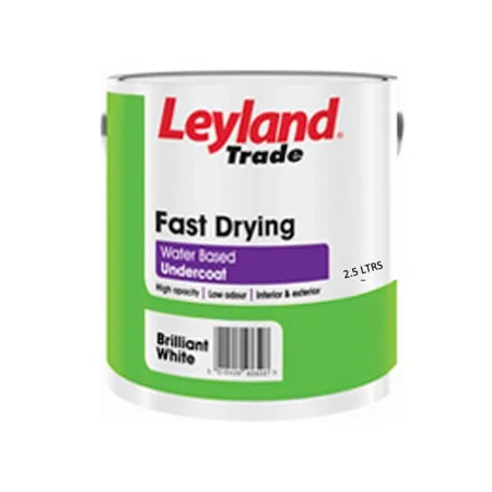 Leyland Fast Dry Undercoat Brilliant White 2.5Lts Ref 306720
