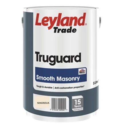 Leyland Truguard Smooth Masonry Magnolia 5Ltrs Ref 264731
