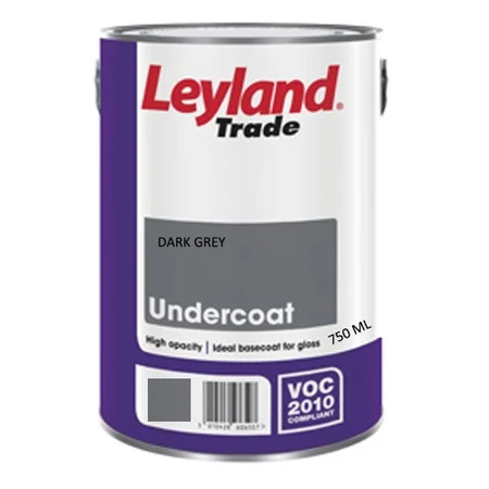 Leyland Undercoat Dark Grey 750Mls Ref 264750