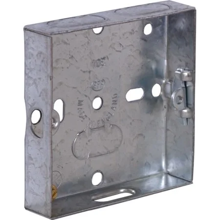 Light Switch Pattress Box 16mm Metal Ref 1270