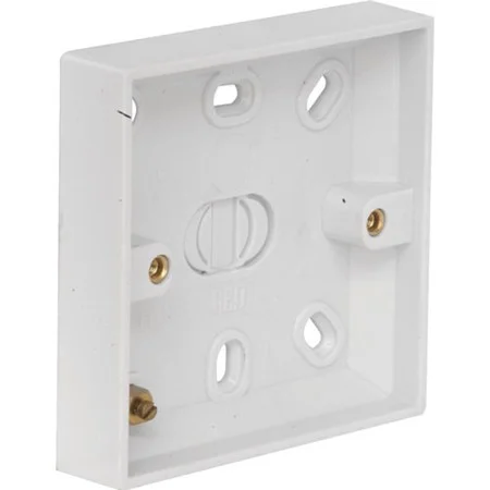Light Switch Pattress Box 16mm Plastic Ref 1220