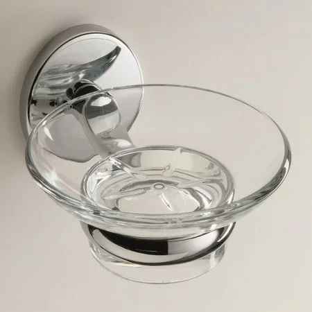 Lincoln Glass Soap Dish & Holder 73014