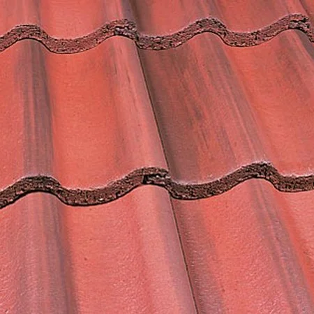 Marley Mendip Old English Dark Red Concrete Roof Tile