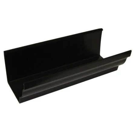Floplast Niagara Ogee 110mm Gutter 4mtr Black Ref RGN4