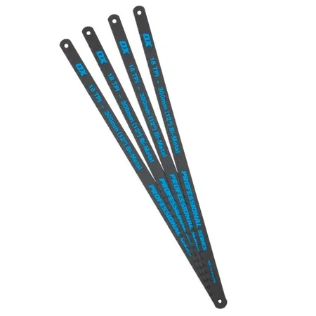 OX 12 Hacksaw Blades 32 TPI (4no per pack) Ref OX-P131332