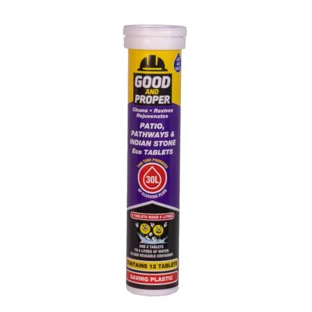 Good & Proper Patio Cleaner 12 Tablets Tube