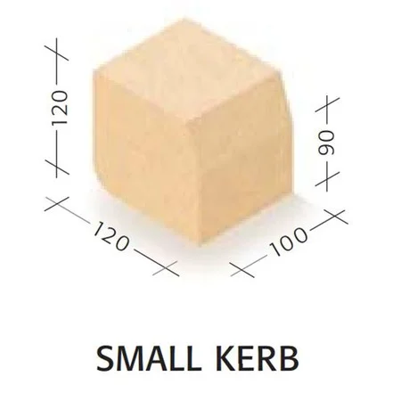 Plaskerb Small 125x120x100mm Brindle